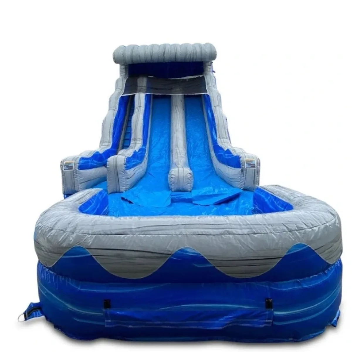 18ft Tidal Wave Dual Lane Wet/Dry Slide - Phatty Mattys Rentals 18ft Tidal Wave Dual Lane Wet/Dry Slide - Phatty Mattys Rentals